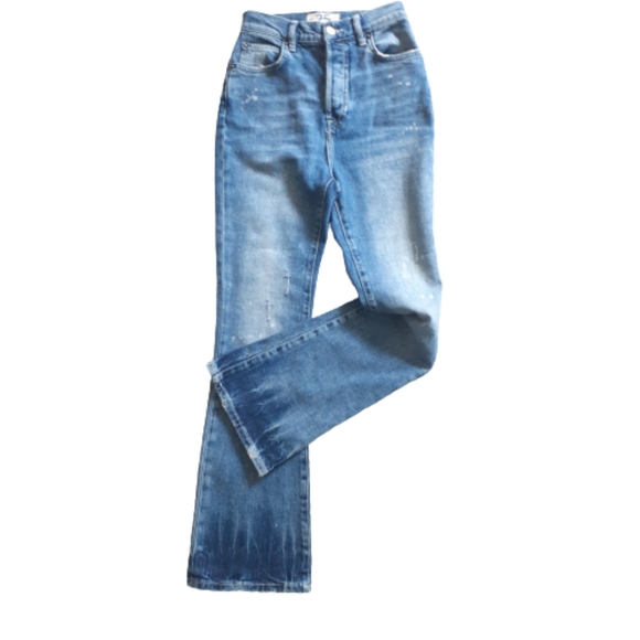 FREE POEPLE High-Rise Boot Cut Jeans NWOT - Picture 4 of 10